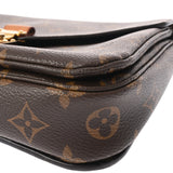 LOUIS VUITTON ルイヴィトン モノグラム ポシェットメティス MM 2WAY ブラウン M44875 レディース モノグラムキャンバス ハンドバッグ Bランク 中古 銀蔵