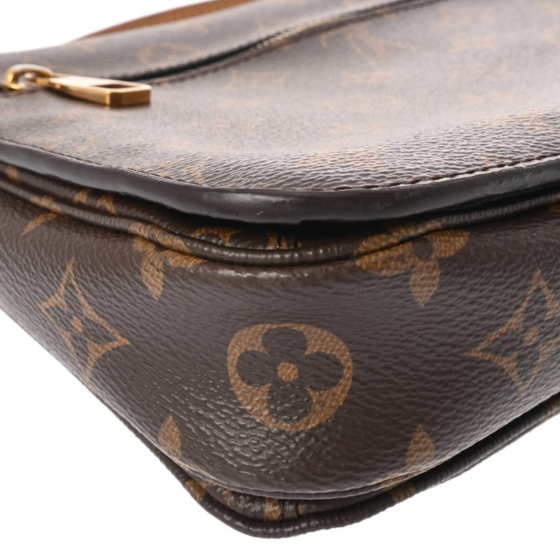 LOUIS VUITTON ルイヴィトン モノグラム ポシェットメティス MM 2WAY ブラウン M44875 レディース モノグラムキャンバス ハンドバッグ Bランク 中古 銀蔵