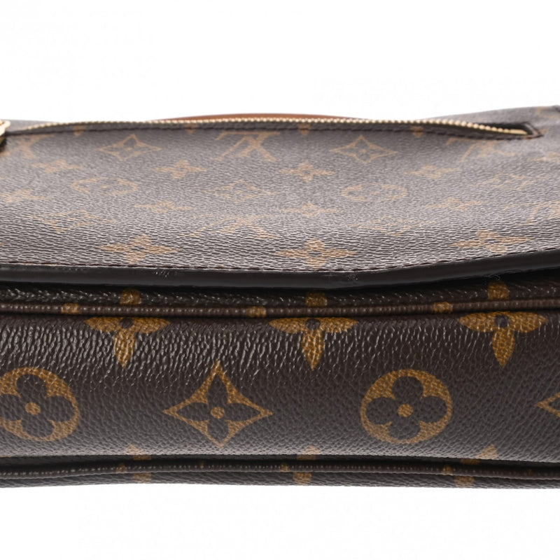 LOUIS VUITTON ルイヴィトン モノグラム ポシェットメティス MM 2WAY ブラウン M44875 レディース モノグラムキャンバス ハンドバッグ Bランク 中古 銀蔵