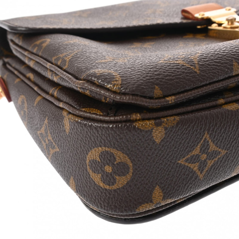 LOUIS VUITTON ルイヴィトン モノグラム ポシェットメティス MM 2WAY ブラウン M44875 レディース モノグラムキャンバス ハンドバッグ Bランク 中古 銀蔵