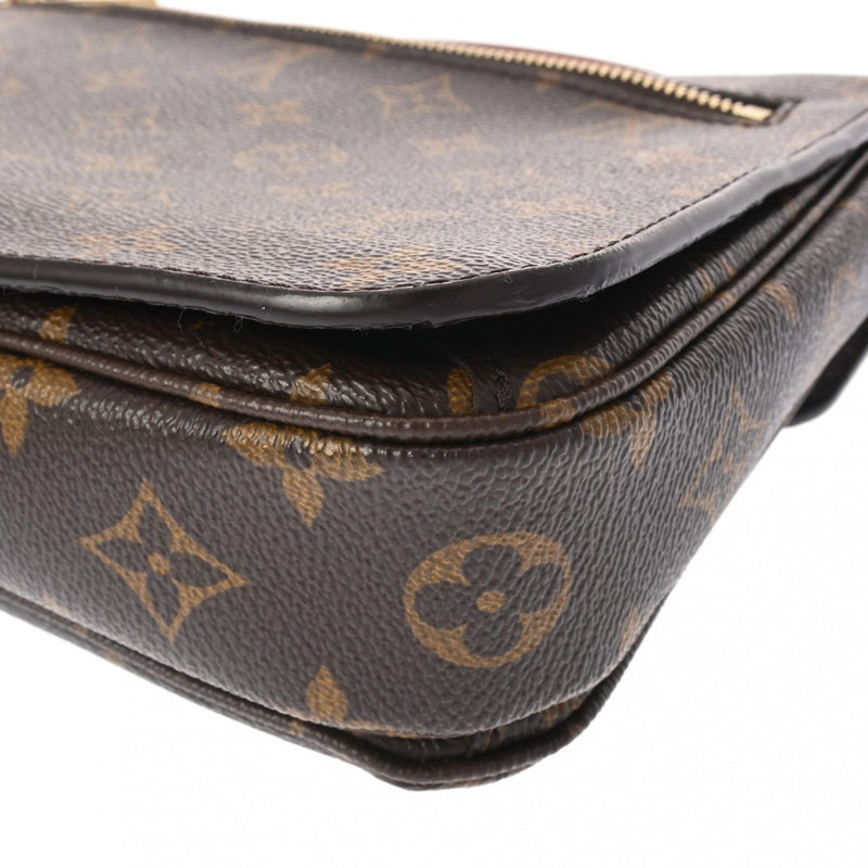 LOUIS VUITTON ルイヴィトン モノグラム ポシェットメティス MM 2WAY ブラウン M44875 レディース モノグラムキャンバス ハンドバッグ Bランク 中古 銀蔵