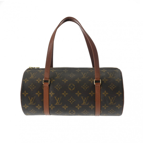 LOUIS VUITTON ルイヴィトン モノグラム パピヨン GM 旧型 ブラウン M51385 レディース モノグラムキャンバス ハンドバッグ ABランク 中古 銀蔵