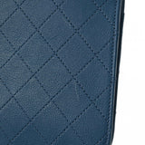 CHANEL シャネル マトラッセ チェーンショルダー ブルー レディース カーフ ショルダーバッグ Aランク 中古 銀蔵