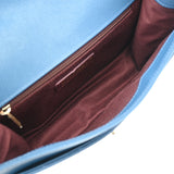 CHANEL シャネル マトラッセ チェーンショルダー ブルー レディース カーフ ショルダーバッグ Aランク 中古 銀蔵