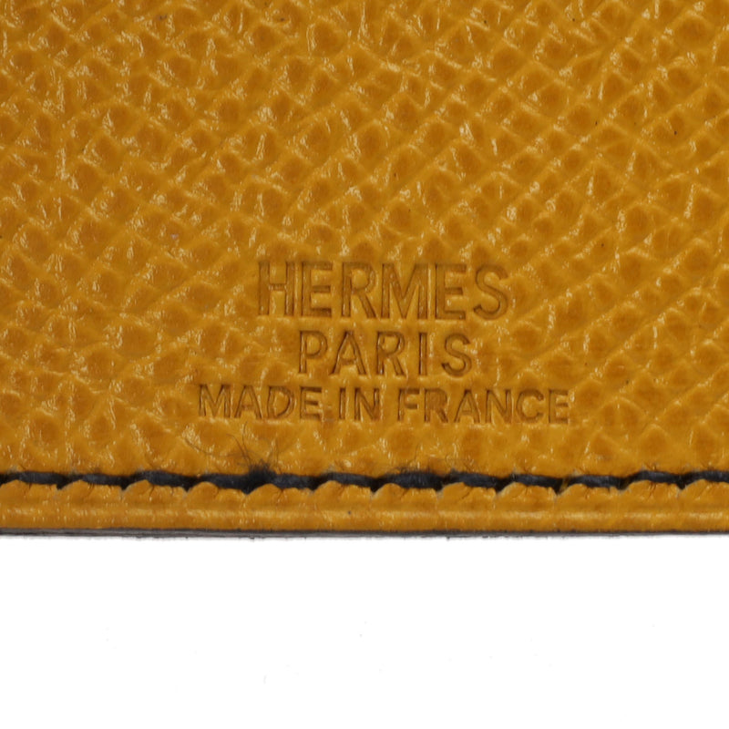 HERMES エルメス アジェンダヴィジョン ブルーフランス/ジョーヌ シルバー金具 - ○X刻印(1994年頃) ユニセックス クシュベル 手帳カバー Bランク 中古 銀蔵