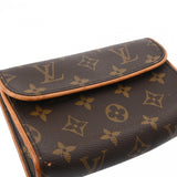 LOUIS VUITTON ルイヴィトン モノグラム ポシェットフロランティーヌ ブラウン M51855 レディース モノグラムキャンバス ウエストバッグ Bランク 中古 銀蔵