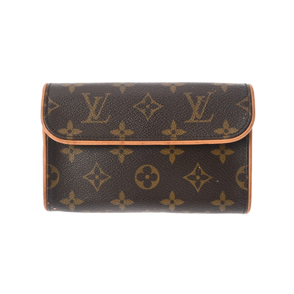 LOUIS VUITTON ルイヴィトン モノグラム ポシェットフロランティーヌ ブラウン M51855 レディース モノグラムキャンバス ウエストバッグ Bランク 中古 銀蔵