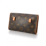 LOUIS VUITTON ルイヴィトン モノグラム ポシェットフロランティーヌ ブラウン M51855 レディース モノグラムキャンバス ウエストバッグ Bランク 中古 銀蔵