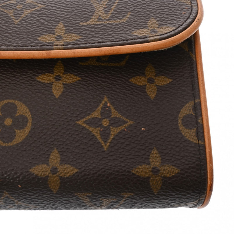 LOUIS VUITTON ルイヴィトン モノグラム ポシェットフロランティーヌ ブラウン M51855 レディース モノグラムキャンバス ウエストバッグ Bランク 中古 銀蔵