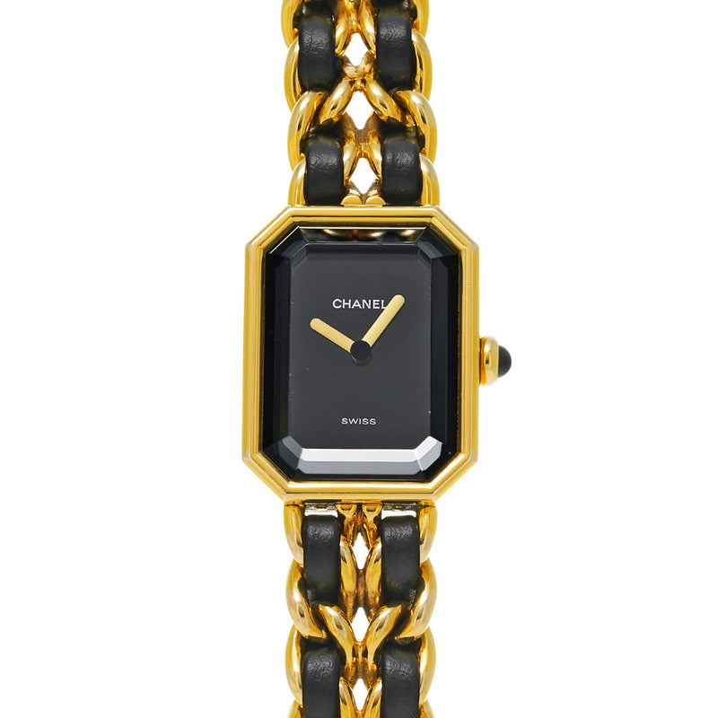 シャネル プルミエール Sサイズ H0001 ブラック レディース 腕時計 クォーツ 中古 銀蔵