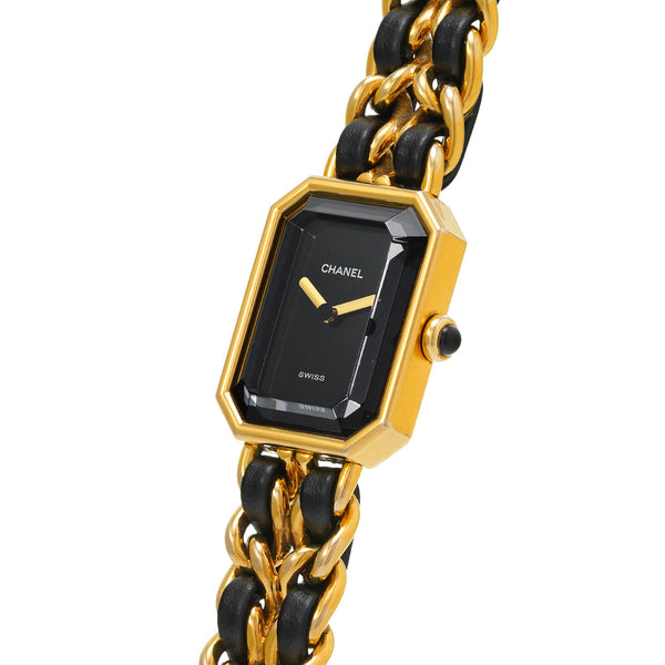 シャネル プルミエール Sサイズ H0001 ブラック レディース 腕時計 クォーツ 中古 銀蔵