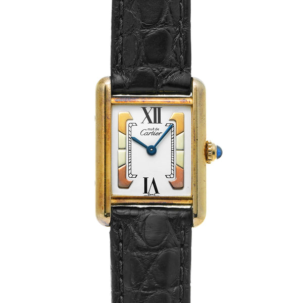 CARTIER カルティエ マストタンク SM W1006354 レディース 腕時計 クォーツ Aランク 中古 銀蔵