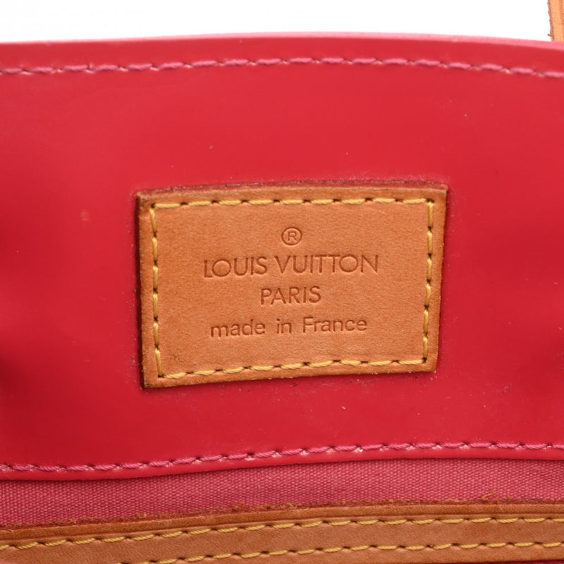 LOUIS VUITTON ルイヴィトン ヴェルニ リード PM フランボワーズ M9132F レディース モノグラムヴェルニ ハンドバッグ Bランク 中古 銀蔵