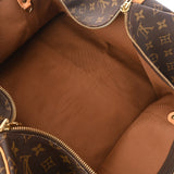 LOUIS VUITTON ルイヴィトン モノグラム キーポル 55 ブラウン M41424 ユニセックス モノグラムキャンバス ボストンバッグ Bランク 中古 銀蔵