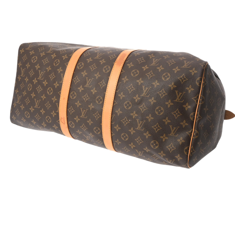 LOUIS VUITTON ルイヴィトン モノグラム キーポル 55 ブラウン M41424 ユニセックス モノグラムキャンバス ボストンバッグ Bランク 中古 銀蔵