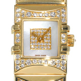 オメガ コンステレーション クアドラミニ 1148.90.41 ホワイトシェル レディース 腕時計 クォーツ 中古 銀蔵