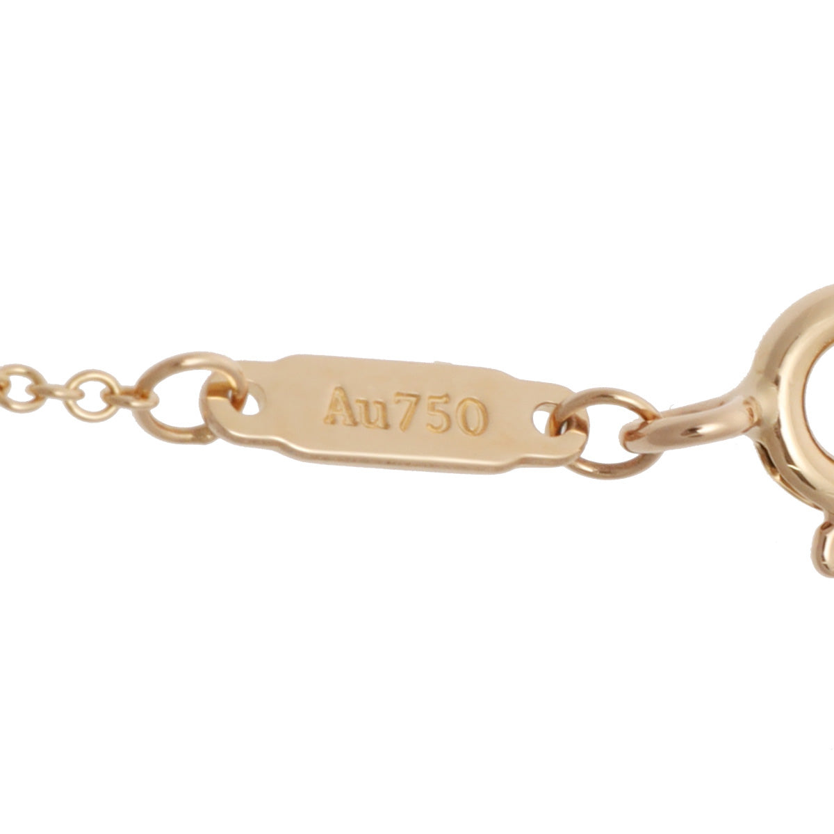 ティファニーTスマイル スモール レディース K18ピンクゴールド