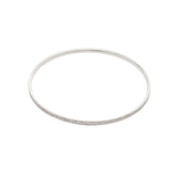 GEORG JENSEN ジョージジェンセン フルエタニティ バングル レディース K18ホワイトゴールド WG ブレスレット Aランク 中古 銀蔵