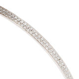 GEORG JENSEN ジョージジェンセン フルエタニティ バングル レディース K18ホワイトゴールド WG ブレスレット Aランク 中古 銀蔵