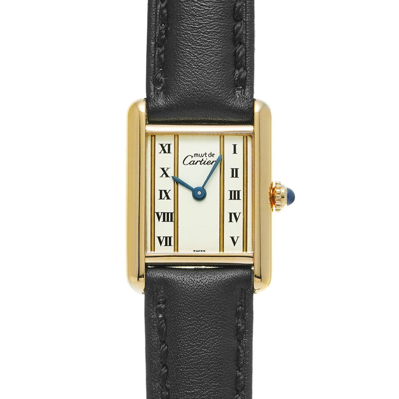 CARTIER カルティエ マストタンク SM W1003053 レディース 腕時計 クォーツ Aランク 中古 銀蔵