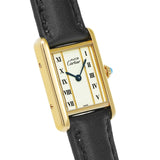 CARTIER カルティエ マストタンク SM W1003053 レディース 腕時計 クォーツ Aランク 中古 銀蔵