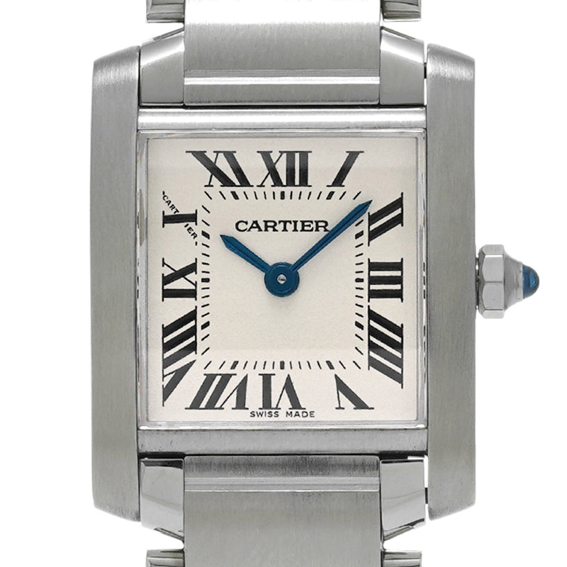 CARTIER カルティエ タンクフランセーズ SM W51008Q3 レディース 腕時計 クォーツ Aランク 中古 銀蔵