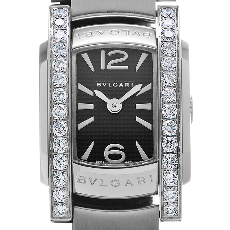 BVLGARI ブルガリ アショーマ ベゼルダイア AA26S レディース 腕時計 クォーツ Aランク 中古 銀蔵