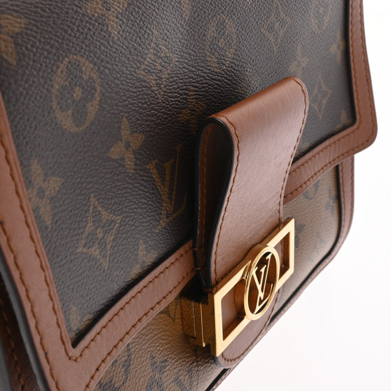 LOUIS VUITTON ルイヴィトン モノグラムリバース ドーフィーヌ MM 2WAY ブラウン M45958 レディース モノグラムキャンバス ショルダーバッグ Bランク 中古 銀蔵