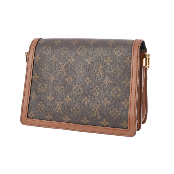 LOUIS VUITTON ルイヴィトン モノグラムリバース ドーフィーヌ MM 2WAY ブラウン M45958 レディース モノグラムキャンバス ショルダーバッグ Bランク 中古 銀蔵