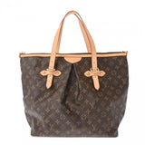 LOUIS VUITTON ルイヴィトン モノグラム パレルモGM ブラウン M40146 レディース モノグラムキャンバス ショルダーバッグ ABランク 中古 銀蔵