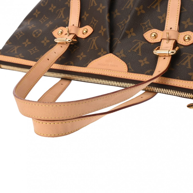 LOUIS VUITTON ルイヴィトン モノグラム パレルモGM ブラウン M40146 レディース モノグラムキャンバス ショルダーバッグ ABランク 中古 銀蔵