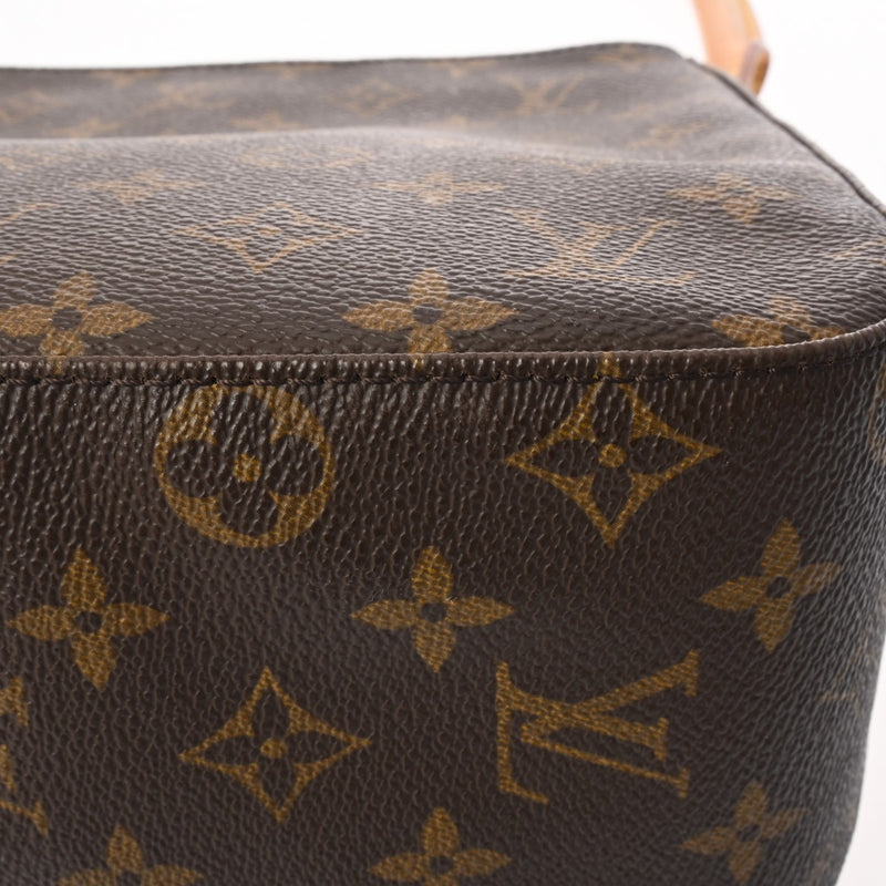 LOUIS VUITTON ルイヴィトン モノグラム ルーピング MM  ブラウン M51146 レディース モノグラムキャンバス セミショルダーバッグ ABランク 中古 銀蔵