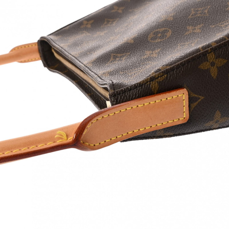 LOUIS VUITTON ルイヴィトン モノグラム ルーピング MM  ブラウン M51146 レディース モノグラムキャンバス セミショルダーバッグ ABランク 中古 銀蔵