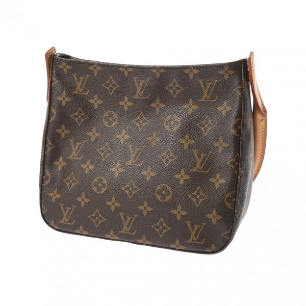 LOUIS VUITTON ルイヴィトン モノグラム ルーピング MM  ブラウン M51146 レディース モノグラムキャンバス セミショルダーバッグ ABランク 中古 銀蔵