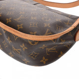 LOUIS VUITTON ルイヴィトン モノグラム メニルモンタン PM ブラウン M40474 レディース モノグラムキャンバス ショルダーバッグ Bランク 中古 銀蔵