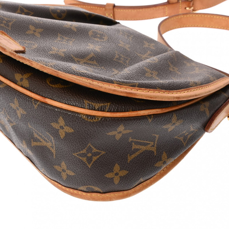 LOUIS VUITTON ルイヴィトン モノグラム メニルモンタン PM ブラウン M40474 レディース モノグラムキャンバス ショルダーバッグ Bランク 中古 銀蔵