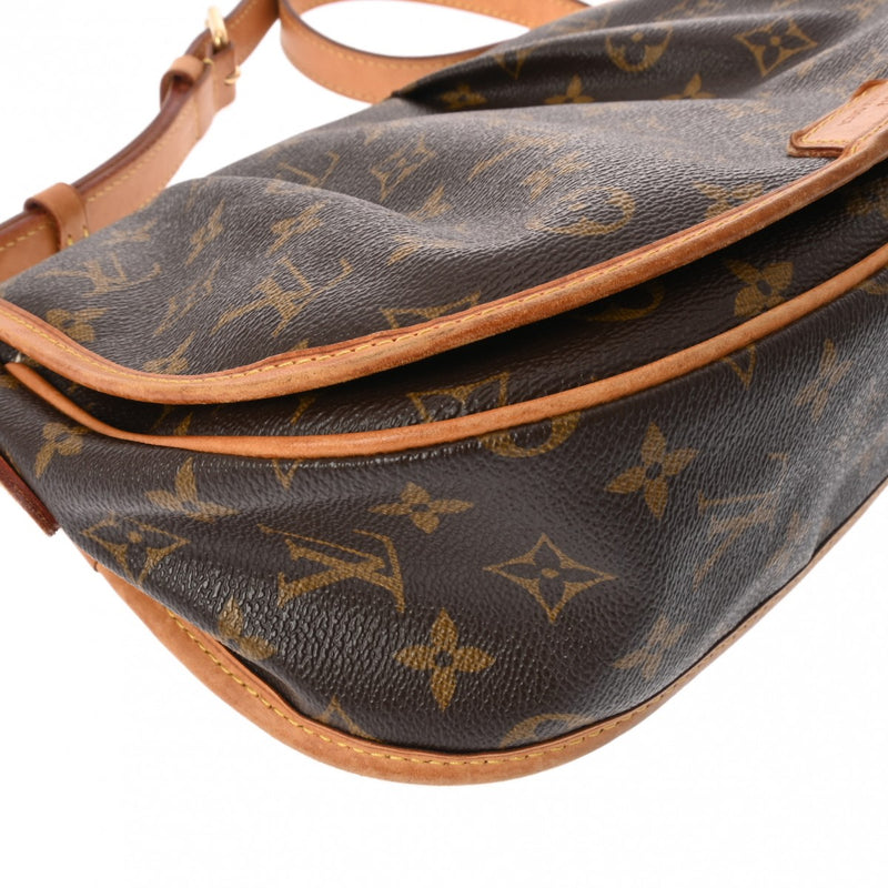 LOUIS VUITTON ルイヴィトン モノグラム メニルモンタン PM ブラウン M40474 レディース モノグラムキャンバス ショルダーバッグ Bランク 中古 銀蔵