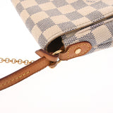 LOUIS VUITTON ルイヴィトン ダミエアズール フェイボリットMM 2WAY 白 N41275 レディース ダミエアズールキャンバス ショルダーバッグ Bランク 中古 銀蔵