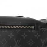 LOUIS VUITTON ルイヴィトン モノグラムエクリプス ディスカバリー バムバッグ 黒 M44336 メンズ モノグラムキャンバス ボディバッグ Bランク 中古 銀蔵