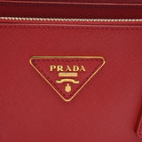 PRADA プラダ ガレリア  フオーコ BN1801 レディース サフィアーノ ハンドバッグ Bランク 中古 銀蔵