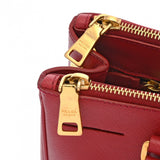 PRADA プラダ ガレリア フオーコ BN1801 レディース サフィアーノ ハンドバッグ Bランク 中古 銀蔵