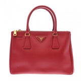 PRADA プラダ ガレリア フオーコ BN1801 レディース サフィアーノ ハンドバッグ Bランク 中古 銀蔵