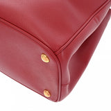 PRADA プラダ ガレリア フオーコ BN1801 レディース サフィアーノ ハンドバッグ Bランク 中古 銀蔵