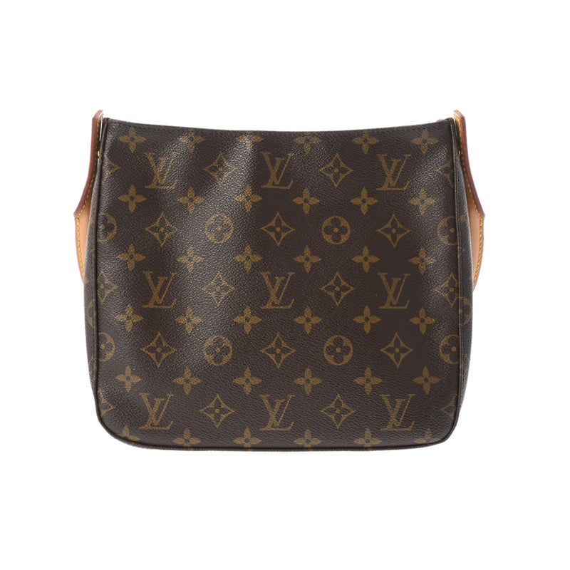 LOUIS VUITTON ルイヴィトン モノグラム ルーピング MM  ブラウン M51146 レディース モノグラムキャンバス セミショルダーバッグ Bランク 中古 銀蔵