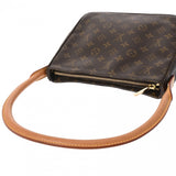 LOUIS VUITTON ルイヴィトン モノグラム ルーピング MM  ブラウン M51146 レディース モノグラムキャンバス セミショルダーバッグ Bランク 中古 銀蔵