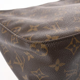 LOUIS VUITTON ルイヴィトン モノグラム ルーピング MM  ブラウン M51146 レディース モノグラムキャンバス セミショルダーバッグ Bランク 中古 銀蔵