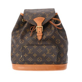 LOUIS VUITTON ルイヴィトン モノグラム モンスリ MM ブラウン M51136 レディース モノグラムキャンバス リュック・デイパック Bランク 中古 銀蔵