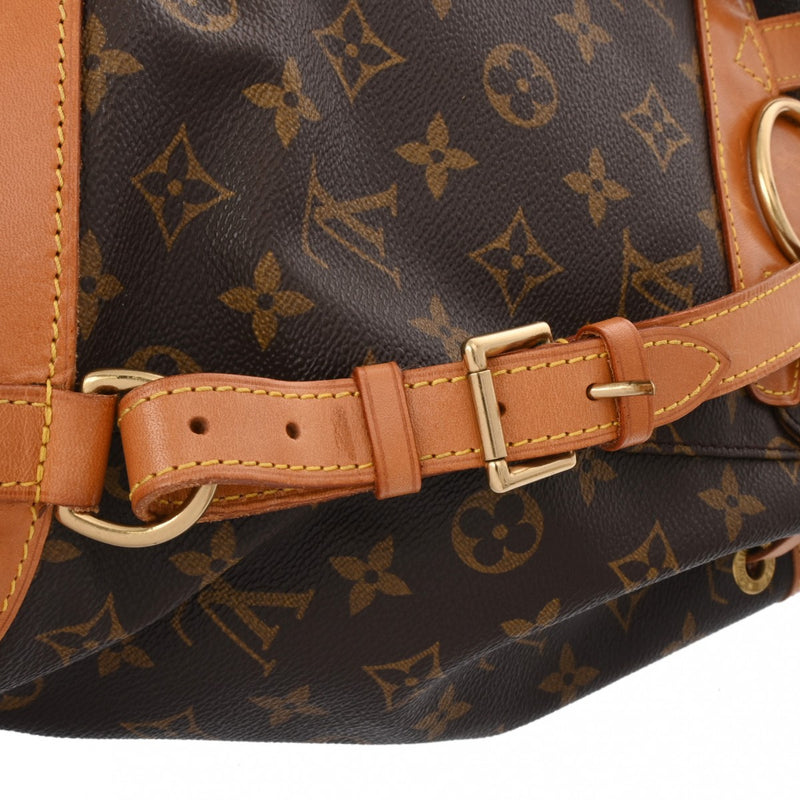 LOUIS VUITTON ルイヴィトン モノグラム モンスリ MM ブラウン M51136 レディース モノグラムキャンバス リュック・デイパック Bランク 中古 銀蔵