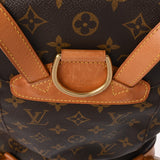 LOUIS VUITTON ルイヴィトン モノグラム モンスリ MM ブラウン M51136 レディース モノグラムキャンバス リュック・デイパック Bランク 中古 銀蔵