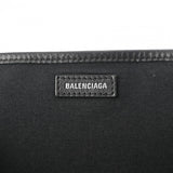 BALENCIAGA バレンシアガ ネイビーカバス ベージュ/ブラック 339933 レディース キャンバス レザー ハンドバッグ Bランク 中古 銀蔵